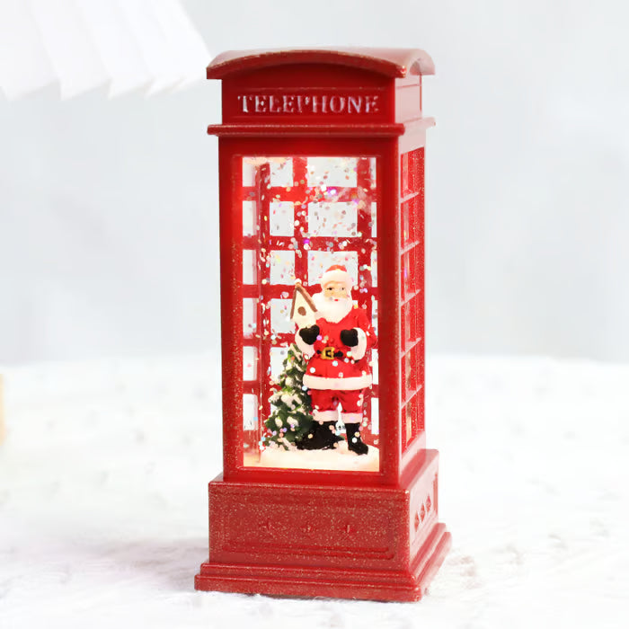 3 Pcs Enchanting Glittery Christmas Lantern - Add Magical Sparkle to Your Holiday Decor!