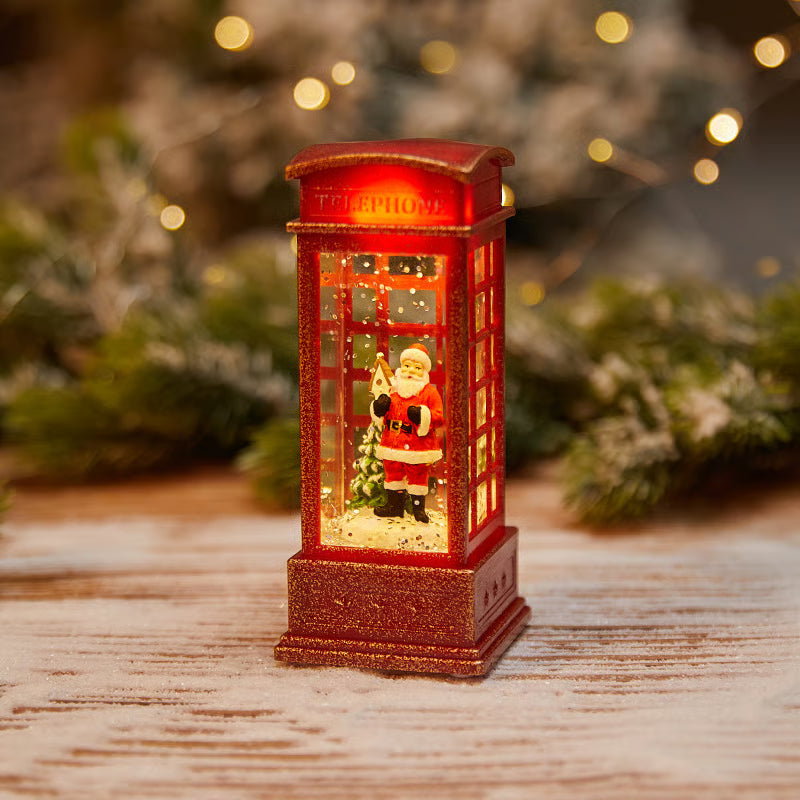 3 Pcs Enchanting Glittery Christmas Lantern - Add Magical Sparkle to Your Holiday Decor!