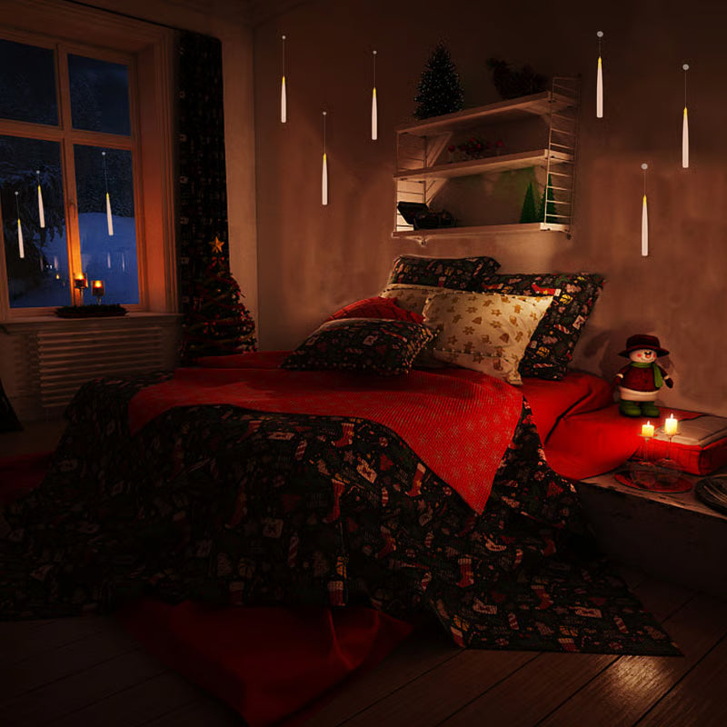 LumoFlame: Levitating Magic Candles with Wand Set - Enchant Your Space!